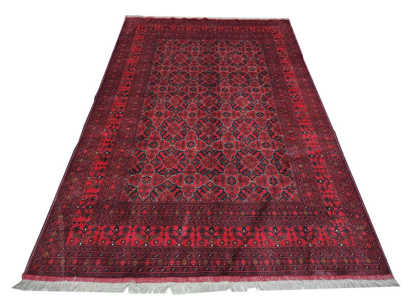 Incredible Afghan Turkman carpet 294 x 199 CM