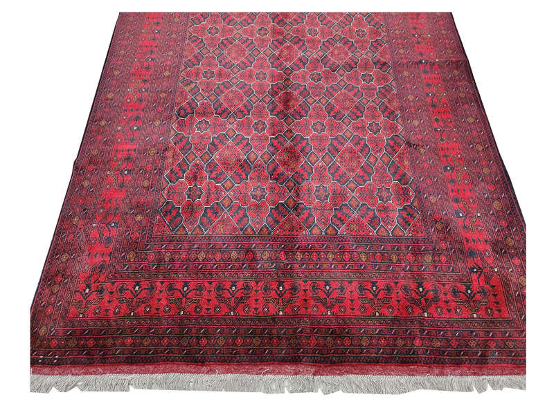 Incredible Afghan Turkman carpet 294 x 199 CM