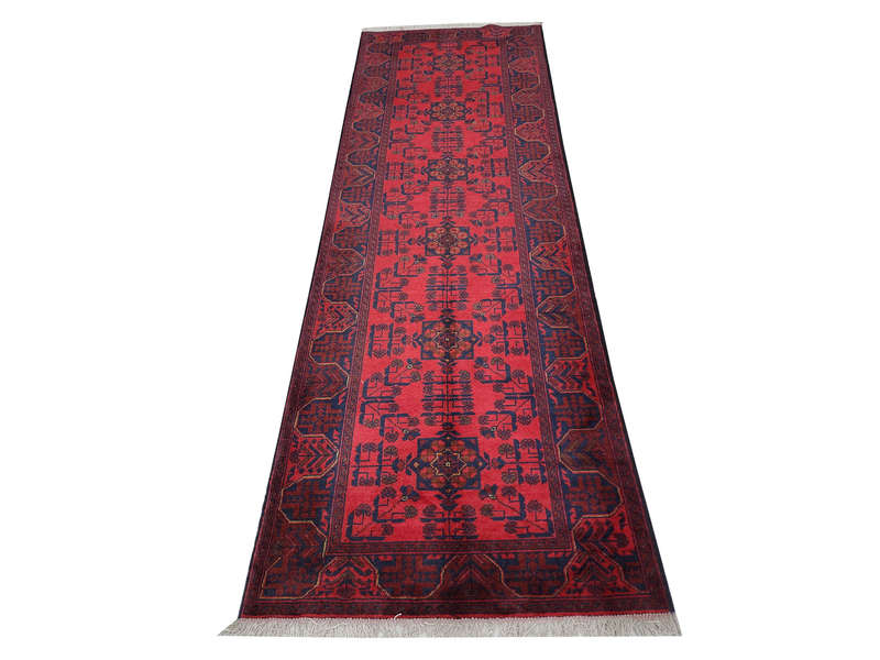 Fine Afghan Turkman carpet 298 X 85 cm