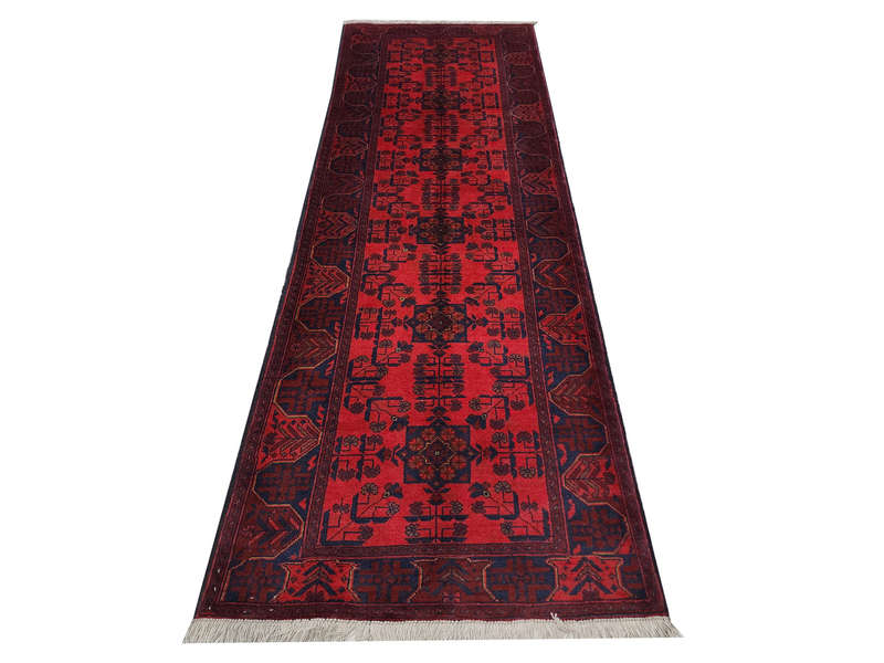 Fine Afghan Turkman carpet 298 X 85 cm