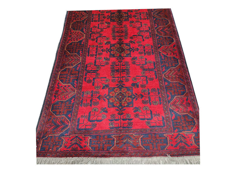 Fine Afghan Turkman carpet 298 X 85 cm