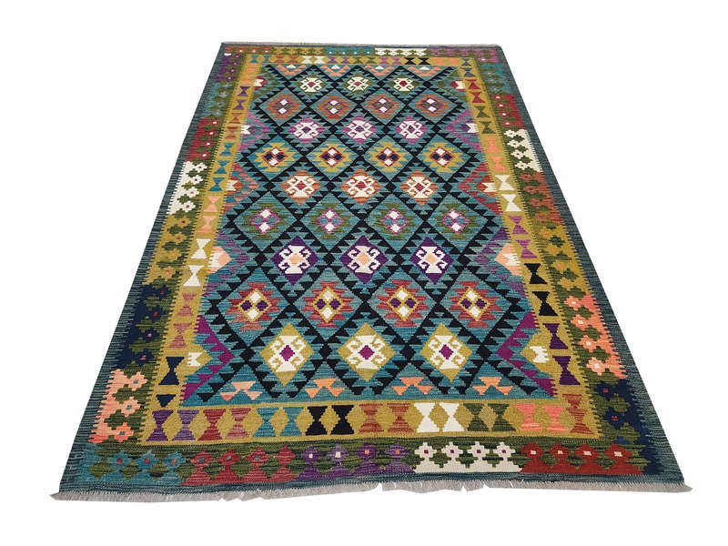 Incredible Afghan Maimana kilim 297 X 205 CM
