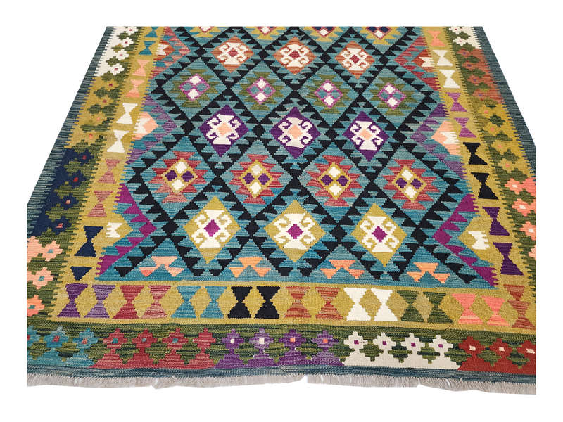 Incredible Afghan Maimana kilim 297 X 205 CM