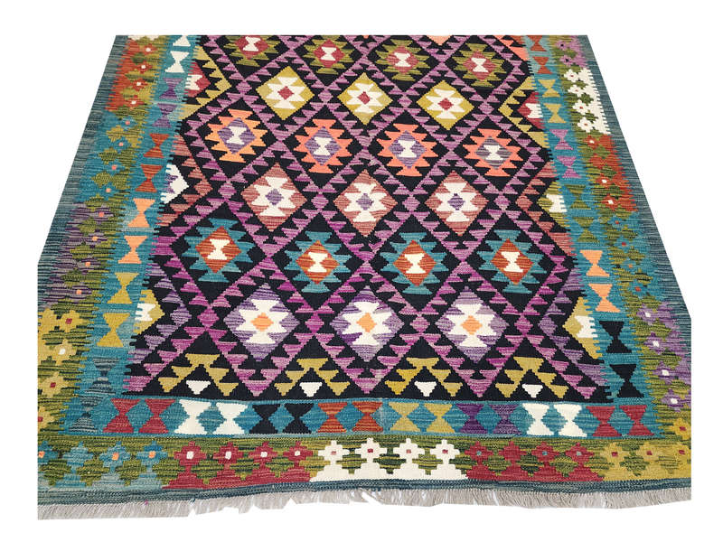 Incredible Afghan Maimana kilim 290 X 200 CM