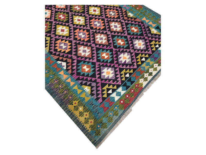 Incredible Afghan Maimana kilim 290 X 200 CM