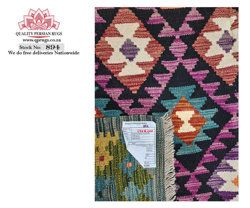 Incredible Afghan Maimana kilim 290 X 200 CM