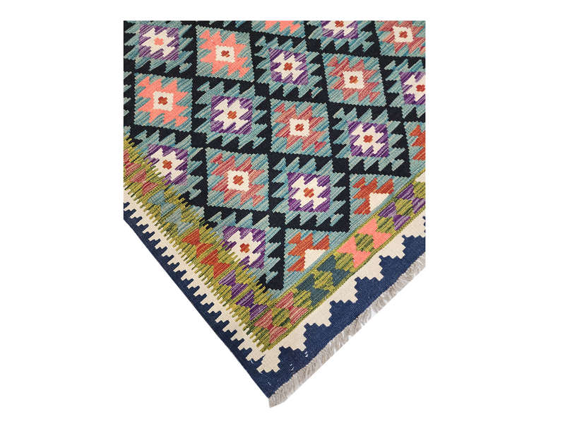 Stunning Afghan Maimana kilim 197 x 129 CM
