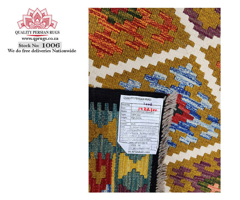 Gorgeous Afghan Maimana kilim 142 x 100 CM