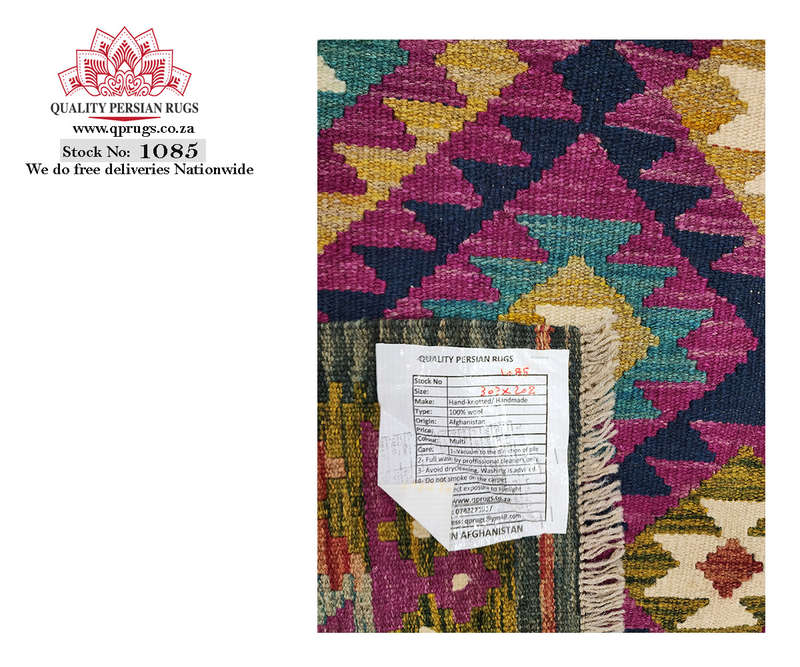 Gorgeous Afghan Maimana kilim 303 x 202 CM