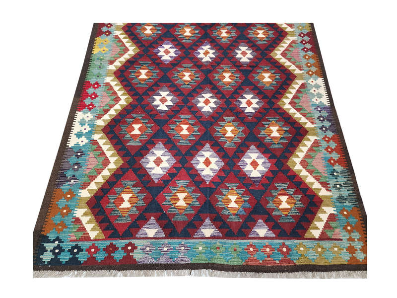 Gorgeous Afghan Maimana kilim 290 x 202 CM