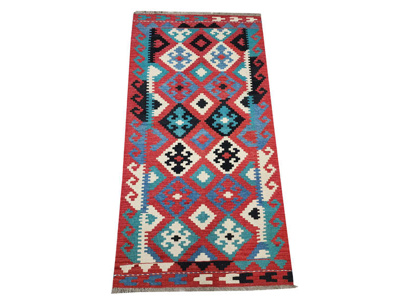 Stunning Afghan Choubi kilim 201 X 84 CM