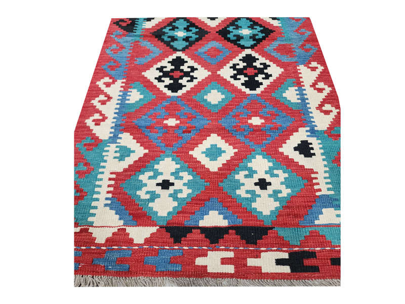 Stunning Afghan Choubi kilim 201 X 84 CM