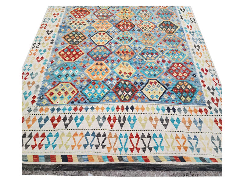 Gorgeous Afghan Choubi kilim  400 x 294CM