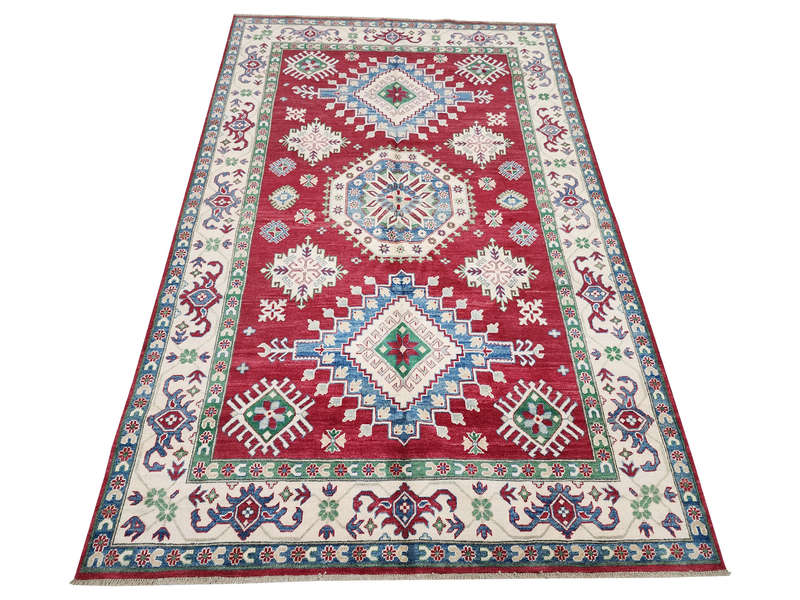 Fine Afghan Handmade Kazaq Carpet 283 x 199cm