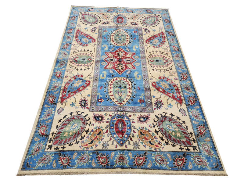 Stunning Blue Ariana Carpet 298 X 202 cm