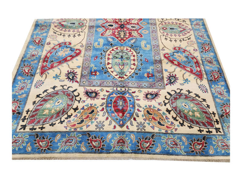 Stunning Blue Ariana Carpet 298 X 202 cm
