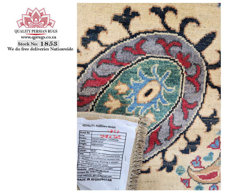 Stunning Blue Ariana Carpet 298 X 202 cm