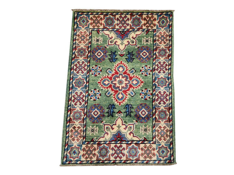 Gorgeous Handmade Kazaq Carpet 100 x 84cm