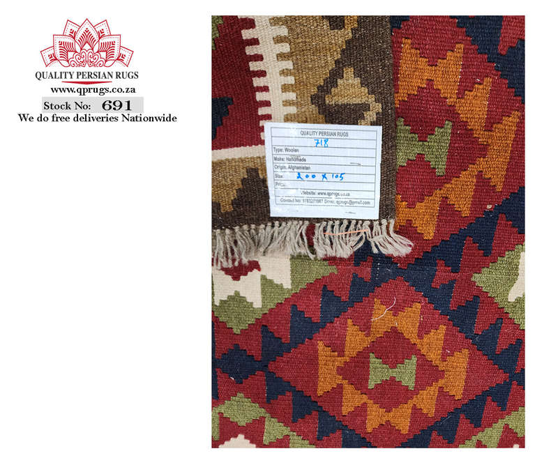 Fine Afghan Maimana kilim 200 x 105 CM