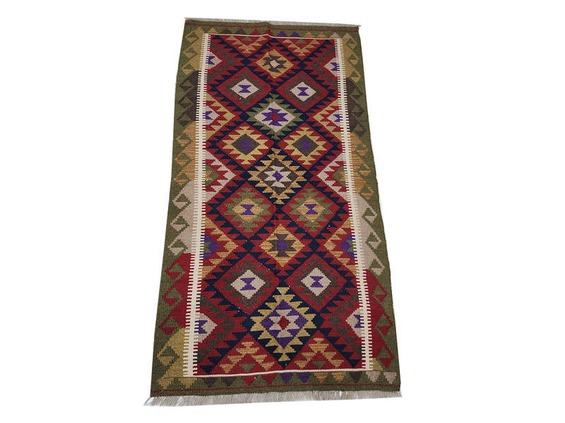Beautiful Afghan Maimana kilim 198 x 90 CM