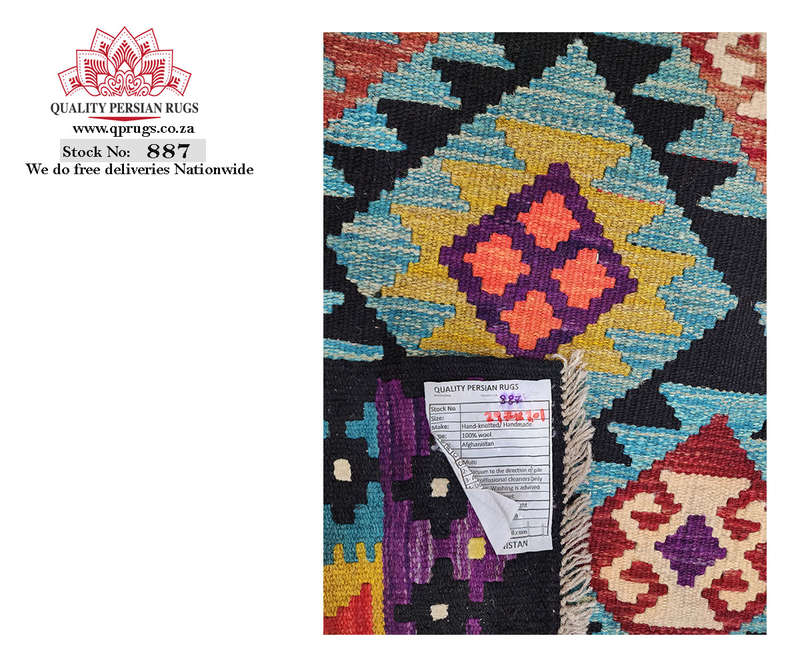 Stunning Afghan Maimana kilim 297 x 201 CM