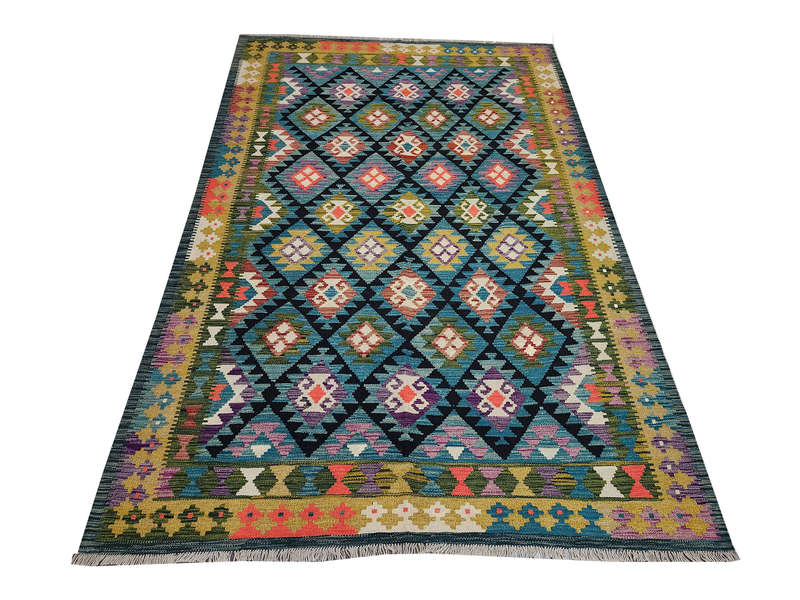 Gorgeous Afghan Maimana kilim 288 x 193 CM