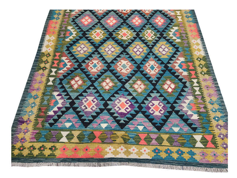 Gorgeous Afghan Maimana kilim 288 x 193 CM