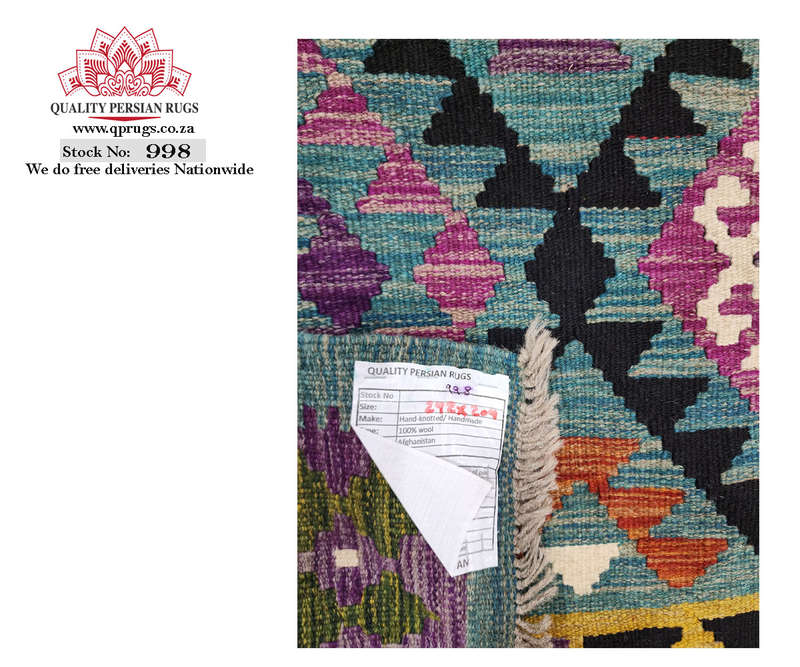 Fine Afghan Maimana kilim 292 x 204 CM