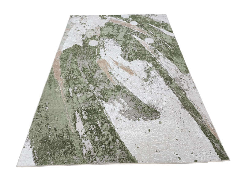 Turkish Green Machine Made Carpet 290 x 200 cm