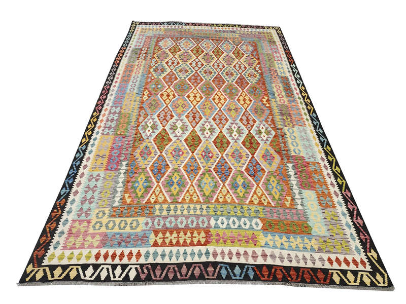 Fine Afghan Choubi kilim 402 x 296 cm