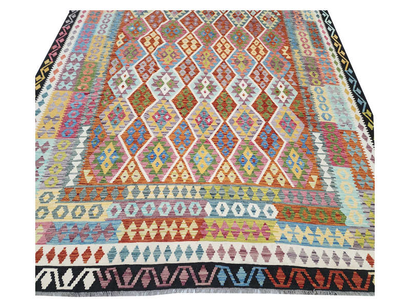 Fine Afghan Choubi kilim 402 x 296 cm