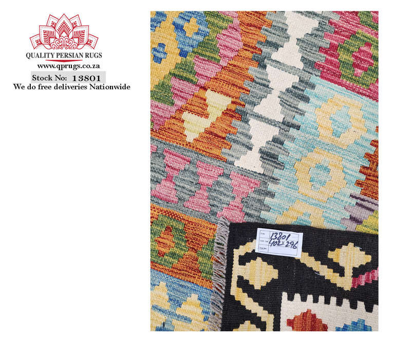 Fine Afghan Choubi kilim 402 x 296 cm