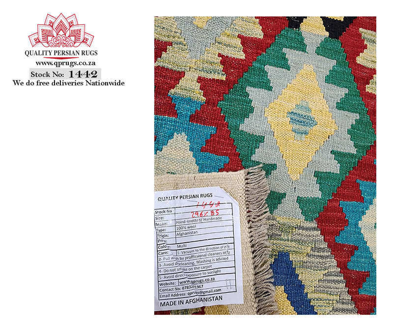 Fine Quality Afghan Choubi kilim Runner 296 x 85 CM