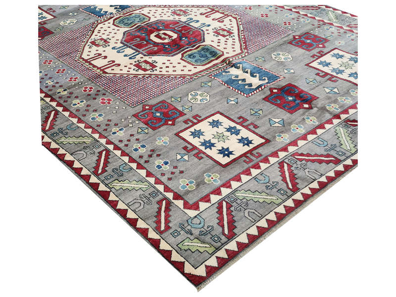 Fine Afghan Handmade Kazaq Carpet 317 X 245cm