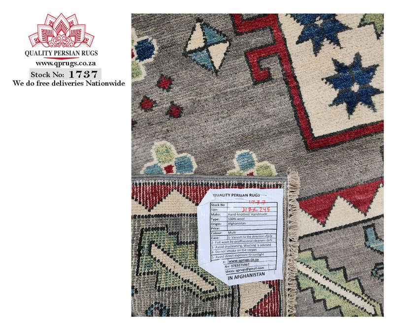 Fine Afghan Handmade Kazaq Carpet 317 X 245cm