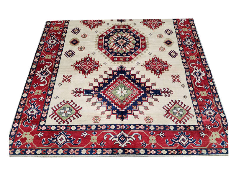 Fine Afghan Handmade Kazaq Carpet 298 x 204cm