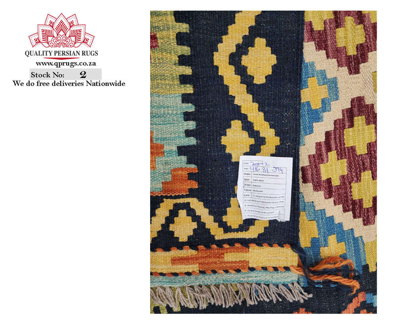 Stunning Afghan Choubi kilim Runner 486 x 81 CM