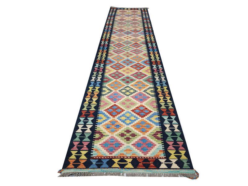 Fine Afghan Choubi kilim 585 x 82 cm