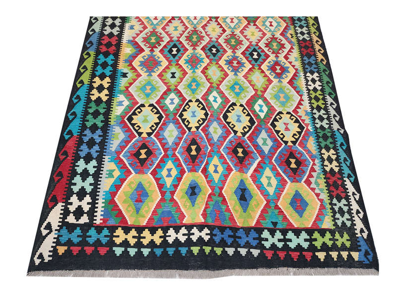 Beautiful Afghan Choubi kilim 291 x 207 CM