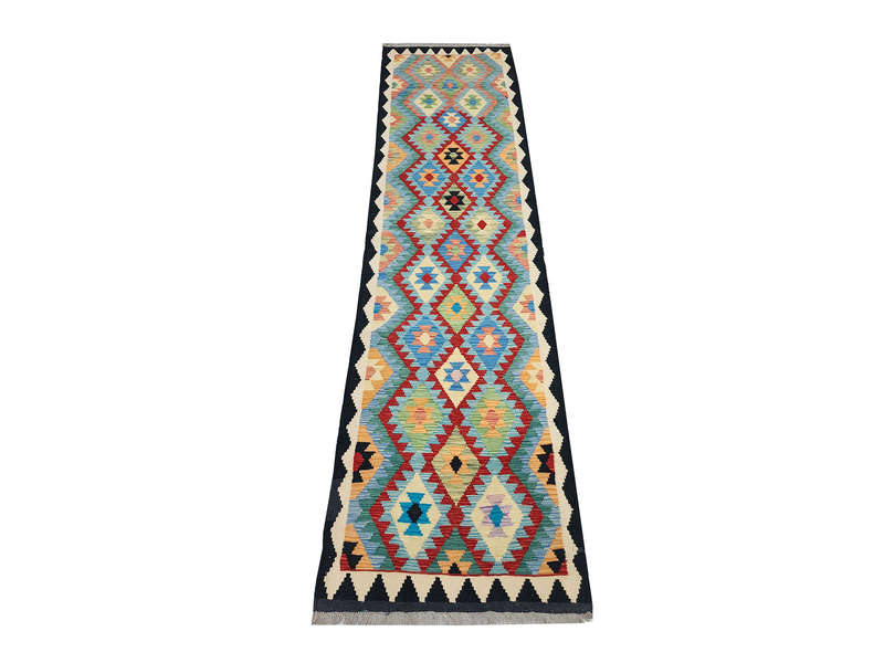Fine Quality Afghan Choubi kilim Runner 301 x 83 CM