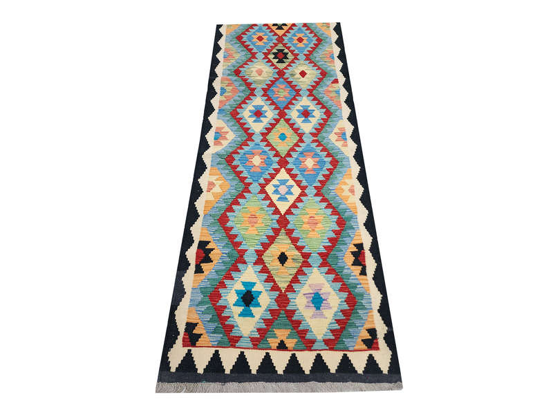 Fine Quality Afghan Choubi kilim Runner 301 x 83 CM