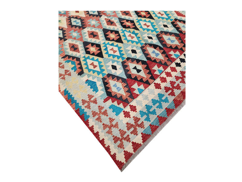 Stunning Afghan Choubi Reversible kilim 301 x 201 CM