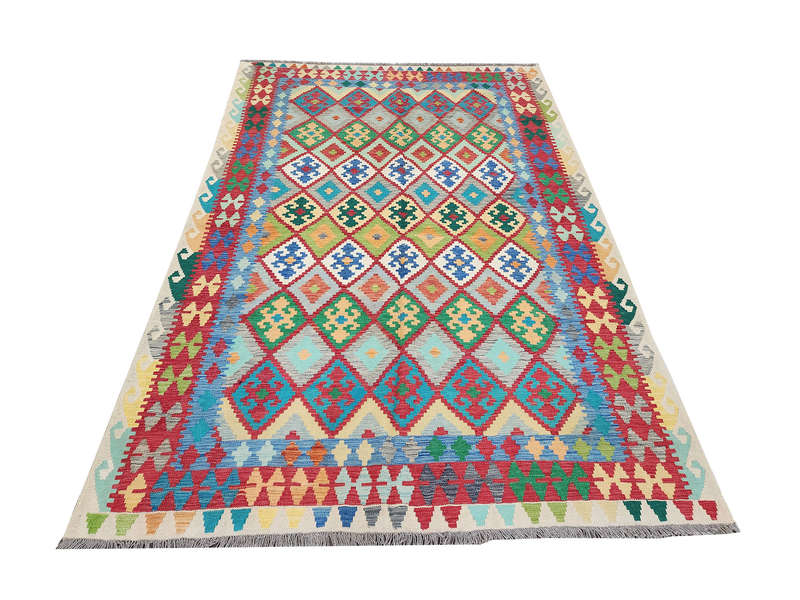 Gorgeous Afghan Choubi kilim 301 x 206 CM