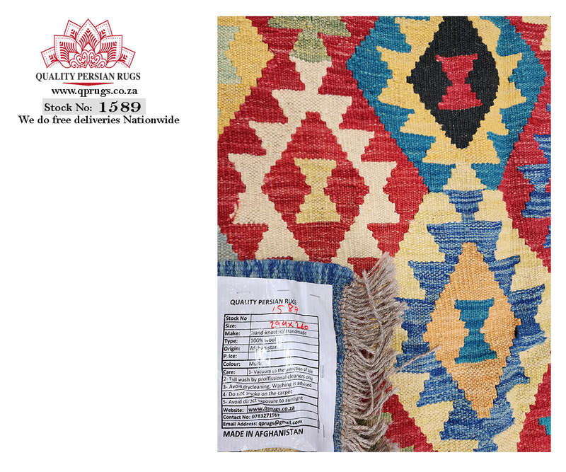 Stunning Afghan Choubi kilim 294 x 260 CM