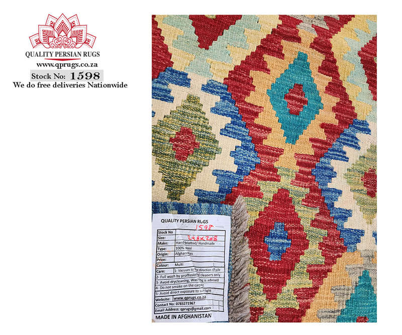 Beautiful Afghan Choubi kilim 298 x 208 CM