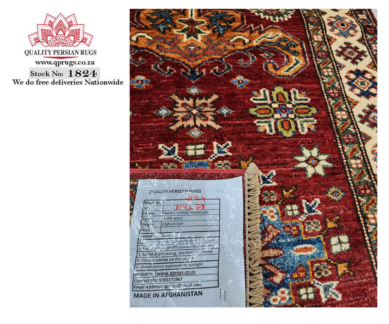 Beautiful Afghan Ariana Carpet 314 x 83cm