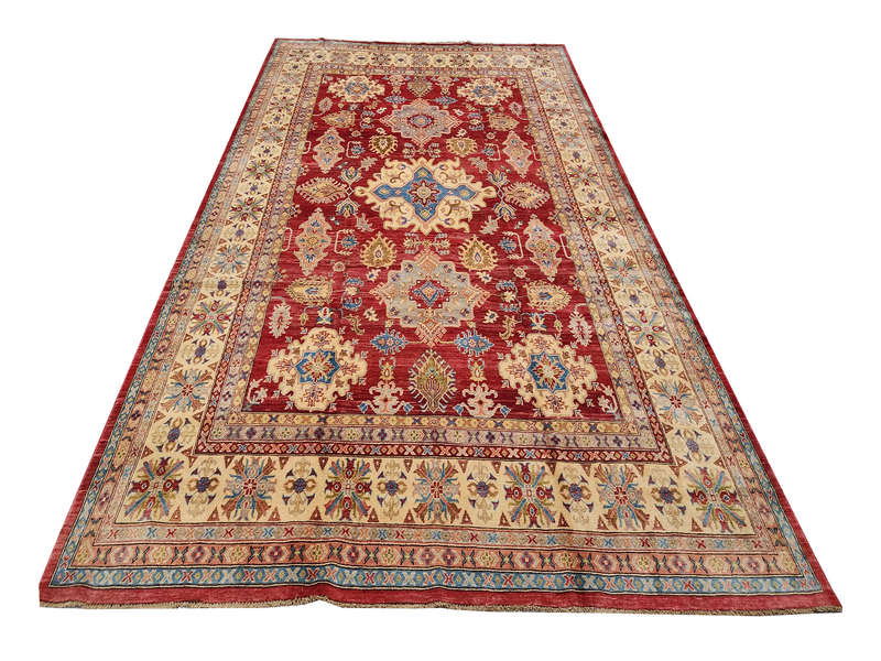 Fine Tea washed Kazaq Carpet 430 x 308cm