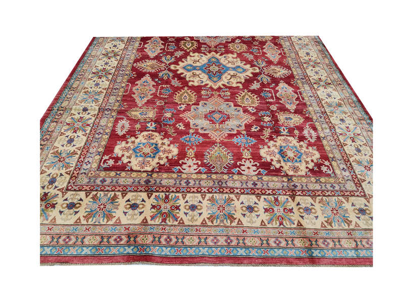 Fine Tea washed Kazaq Carpet 430 x 308cm