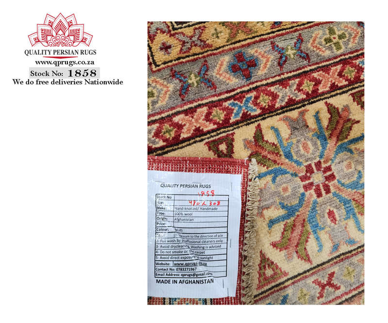 Fine Tea washed Kazaq Carpet 430 x 308cm