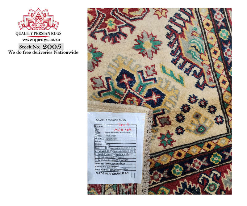 Fine Afghan Kazaq Carpet 146 x 104 cm